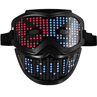 Party Festival Smart Bluetooth LED Face Mask Điều khiển ứng dụng có thể lập trình