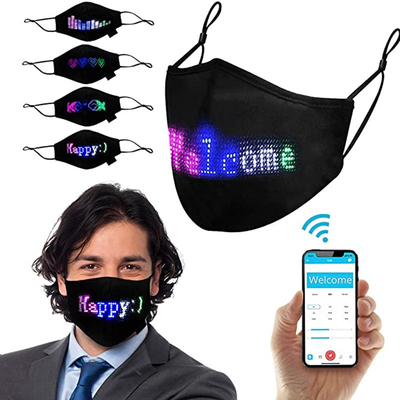 Light Up Phát sáng Rave LED Party Face Mask có thể lập trình được