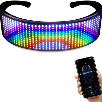 Bluetooth LED Kính dạ quang Chương trình Tin nhắn Hoạt hình Vẽ Bộ cân bằng