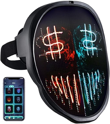 Ứng dụng có thể lập trình Halloween Mặt nạ Led cho Lễ hội hóa trang Cosplay