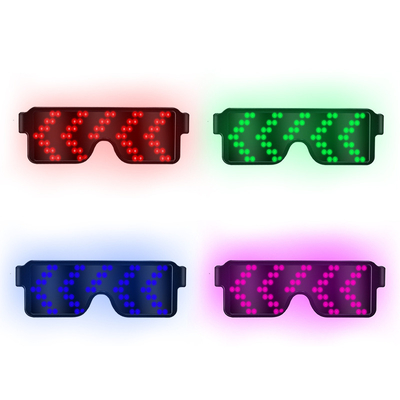 Sạc USB Kính LED Phát Sáng Ma Thuật Giáng Sinh Đèn Nhấp Nháy Kính Neon Rave