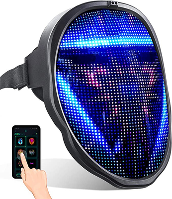 Halloween Party Mặt nạ LED thông minh có điều khiển Ứng dụng thay đổi khuôn mặt bằng Bluetooth