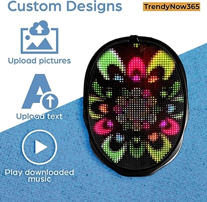 Mặt nạ LED thông minh có thể lập trình với điều khiển ứng dụng pin 2000 MAh