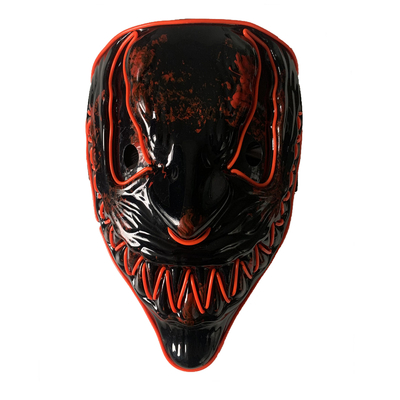 Mặt nạ phát sáng đáng sợ của Venom Halloween với 3 chế độ chiếu sáng Neon EL Wire