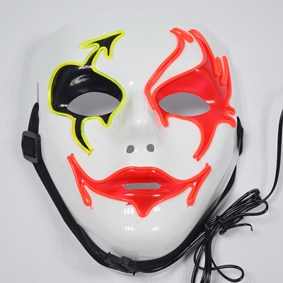 Mặt nạ đèn LED Halloween kinh dị với bọt bên trong Thoải mái khi đeo