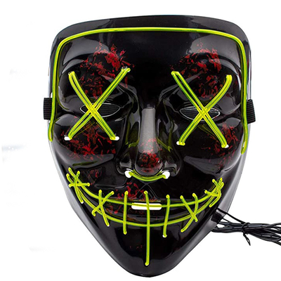 Masquerade Light Up Halloween Purge Mask phát sáng với 10 màu khác nhau