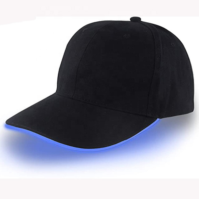 Mũ bóng chày phát sáng Rave Party LED phát sáng Mũ với 2 pin CR2016