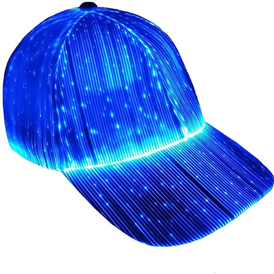 Đèn LED sợi quang làm sáng lên Mũ bóng chày Unisex Một kích thước phù hợp với tất cả