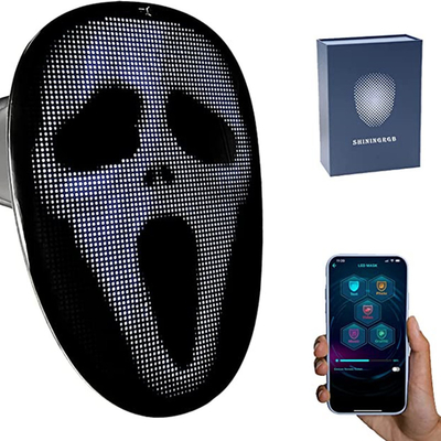 3600 cái Mặt nạ Led thông minh có thể lập trình cho Halloween Party Cosplay