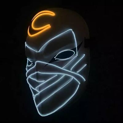 Moon Knight Halloween Light Up Led Mask Chất liệu PVC phát sáng trong bóng tối