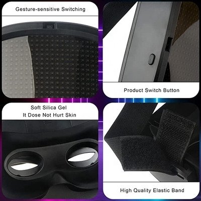 Khuôn mặt tùy chỉnh Mặt nạ LED Bluetooth Điều khiển ứng dụng DIY cho bữa tiệc hóa trang Halloween