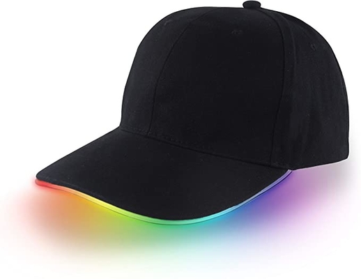 Thắp sáng đèn flash Đèn LED phát sáng Mũ bóng chày cho Lễ hội biểu diễn trên sân khấu Hip Hop