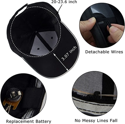 Thắp sáng đèn flash Đèn LED phát sáng Mũ bóng chày cho Lễ hội biểu diễn trên sân khấu Hip Hop