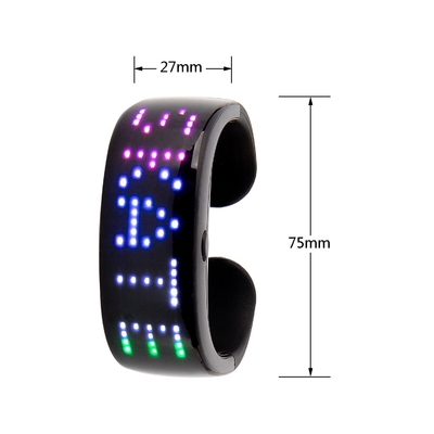 Điều khiển từ xa Bluetooth Vòng đeo tay LED ứng dụng Mẫu văn bản lập trình
